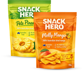 SNACK HERO - Combination Dried Fruit Packs Subscription x 10 Packs